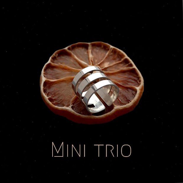 Inel din argint 92.5 pentru falange MINI TRIO