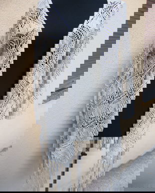 Cardigan cu franjuri M