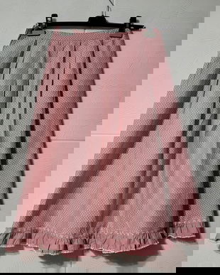 Fusta din bumbac cu picouri