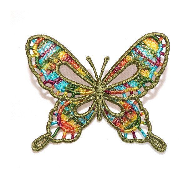 Brosa fluture multicolor