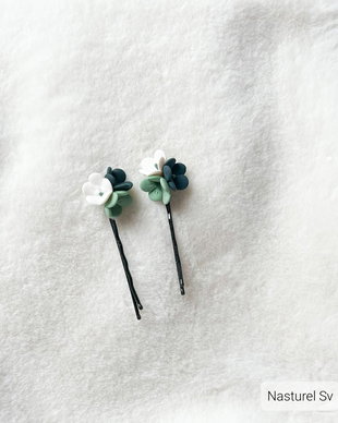 Set agrafe: Floricele