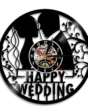 HAPPY WEDDING-ceas de perete