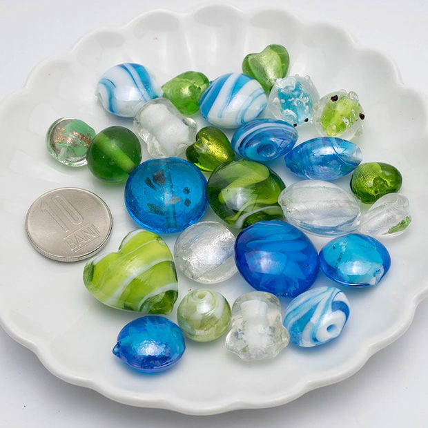 Mix margele Lampwork, N-124