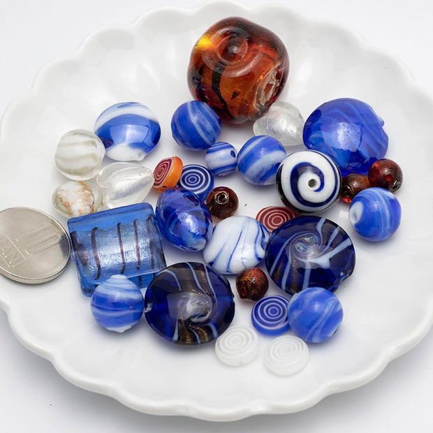 Mix margele Lampwork, N-129