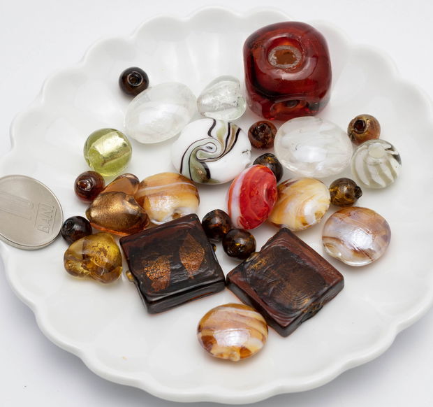 Mix margele Lampwork, N-136