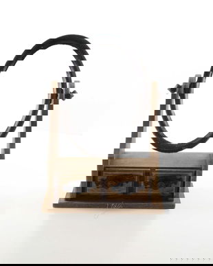 Minioglinda de toaleta din lemn