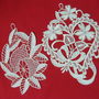 2 ornamente  dantela