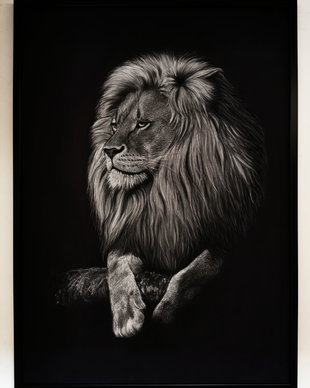 Tablou portret "Courage"