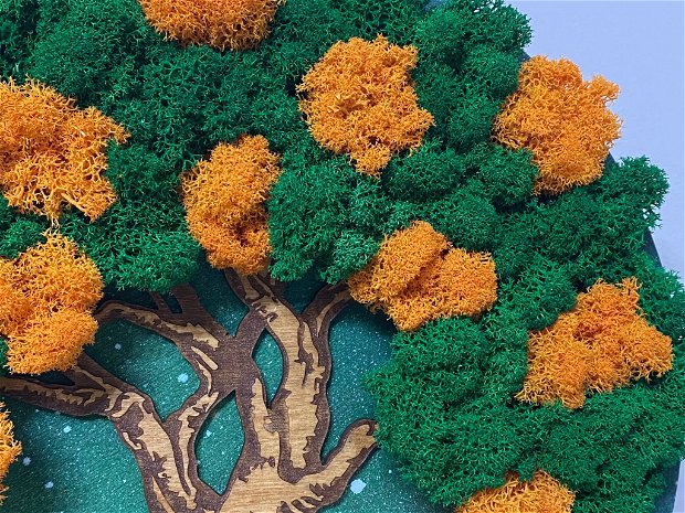 Copacul vieții cu licheni Stronger together