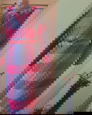 Rochie in carouri, stofa subtire, office