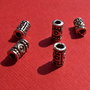 Tub din argint .925 partial antichizat aprox 8x5 mm