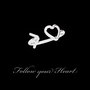 Inel reglabil din argint 92.5 FOLLOW YOUR HEART