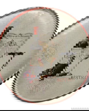 Decoratiune metalica de perete bistro