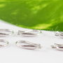 Tortite argint 925, platinate (1per)