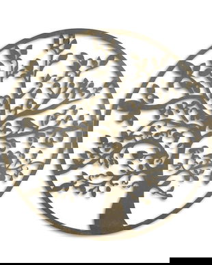 Copacul vietii-decoratiune metalica pentru perete