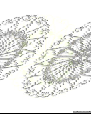 Flori de crin-decoratiune metalica pentru perete