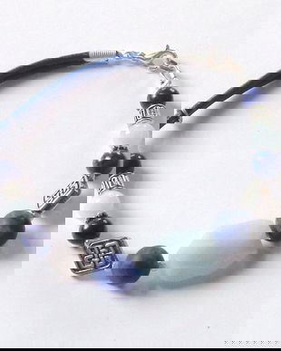 Bratara acvamarin si lapis lazuli