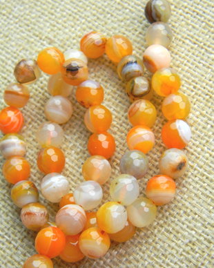 Agate fatetate 8 mm (AV22)