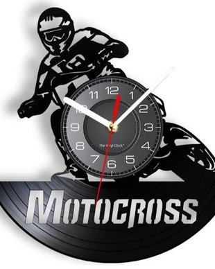MOTOCROS- ceas de perete