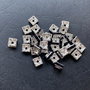 LRH2 - rhinestone negru 8 mm
