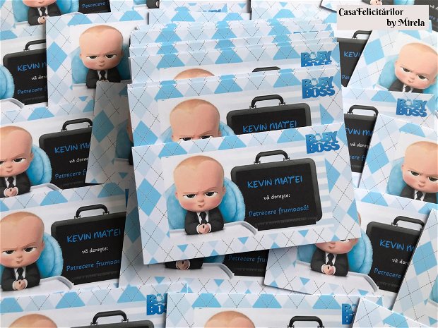 Toppers Baby boss personalizate