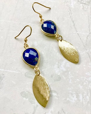 Cercei Vintage Lapis lazuli