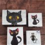 Cutie pisica neagra, cutie bijuterii pisica, cutie pisica ochioasa, cutie pisici negre, cutie amintiri pisica