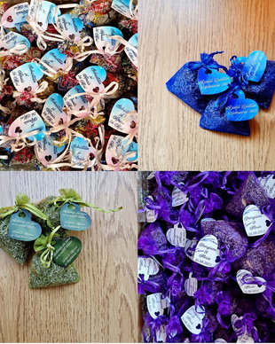 Saculeti cu Lavanda - culoare la alegere - eticheta color