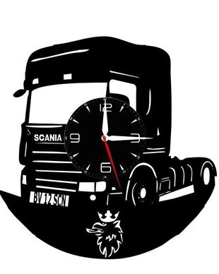 SCANIA- ceas de perete(personalizabil)