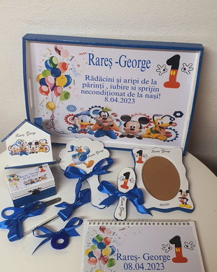 Set tava mot /turta mickey 10 accesorii