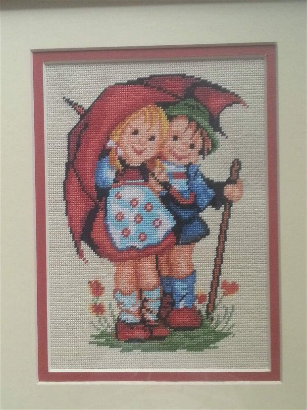 Copii sub umbrela