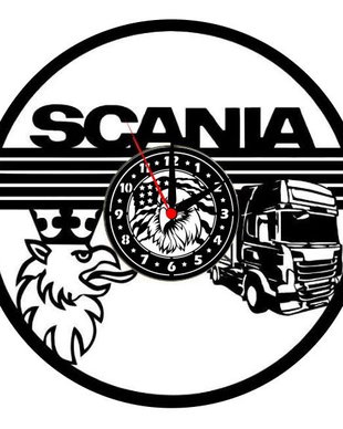 SCANIA- ceas de perete