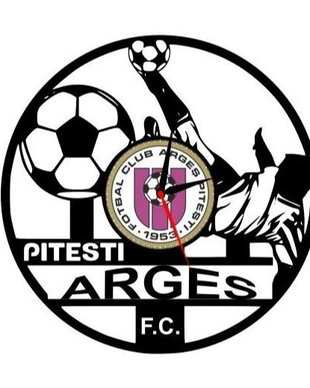 F.C. ARGES PITESTI ceas de perete