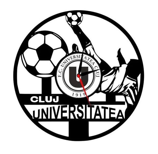 F.C. UNIVERSITATEA CLUJ -ceas de perete