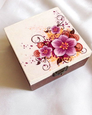 cutie lemn decorata 43078