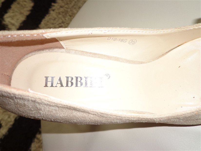 pantofi bej Habibi 35