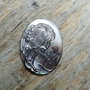 Cabochon camee sidef, 30x22 mm