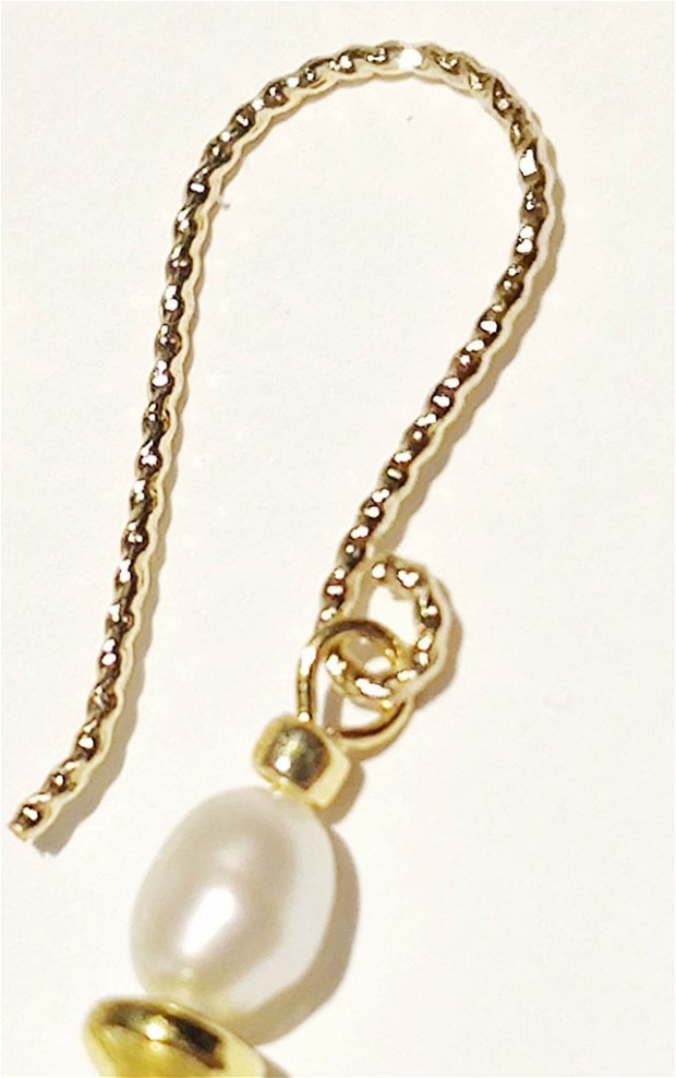 Set perle naturale si aur (1051)