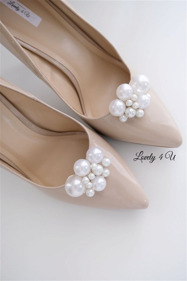 LIGIA - Accesorii clipsuri pentru pantofi - Accesorii mireasa cu perle