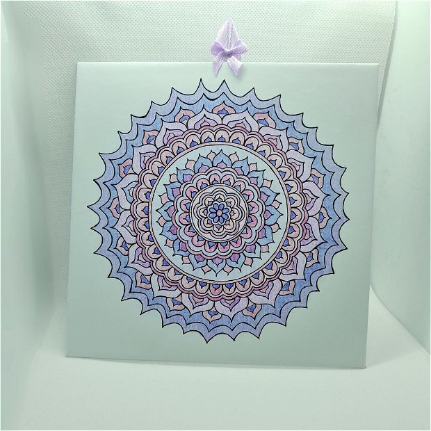Mandala mov/violet-desen
