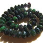 Ruby - zoisite rondele mari fatetate aprox 6.5-7x12 mm