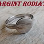 Baza inel reglabil, argint 925 rodiat, platou 10-11 mm