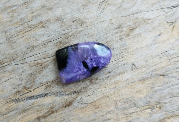 Cabochon charoit, 25x16mm