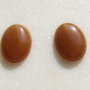 (2 bucati) Cabochon aventurin rosu aprox 4x10.5x14.5 mm