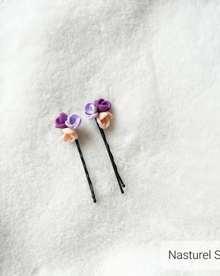 Set agrafe: Liliac