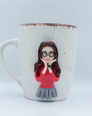 Cană Sweetie | Personalizată handmade | Lut polimeric