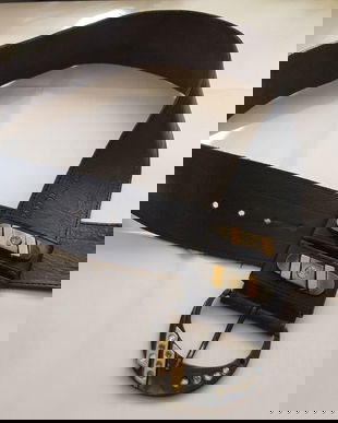 Centura piele captusita, flexibila