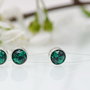 Set Swarovski / Emerald / Colier Fir Transparent / Cercei  Argint 925