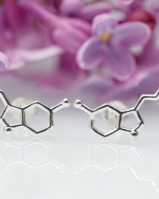 Cercei / Serotonina / Molecula fericirii / Argint 925