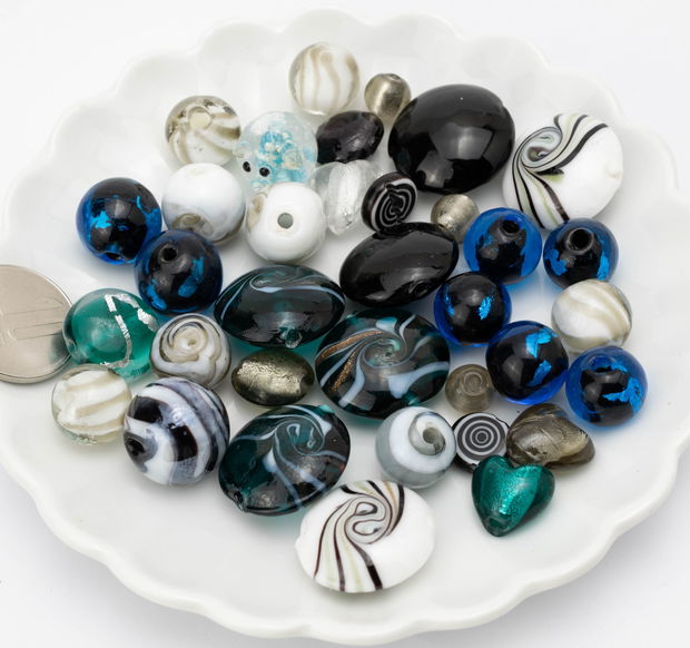 Mix margele Lampwork, N-144